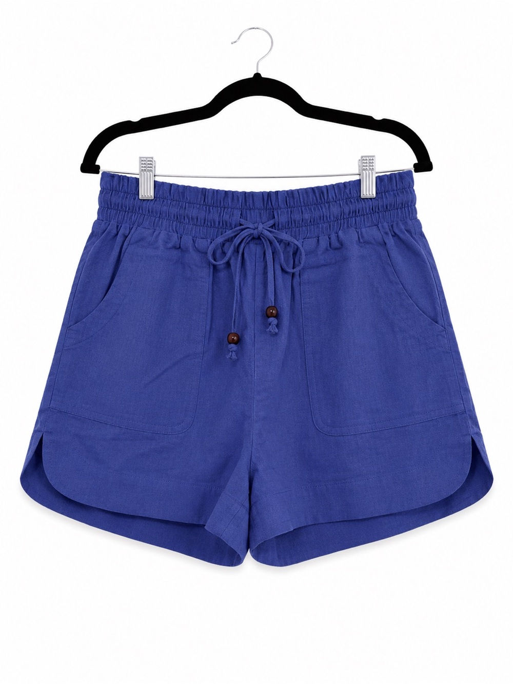 Very J Royal Blue Elastic Drawstring Athletic Shorts